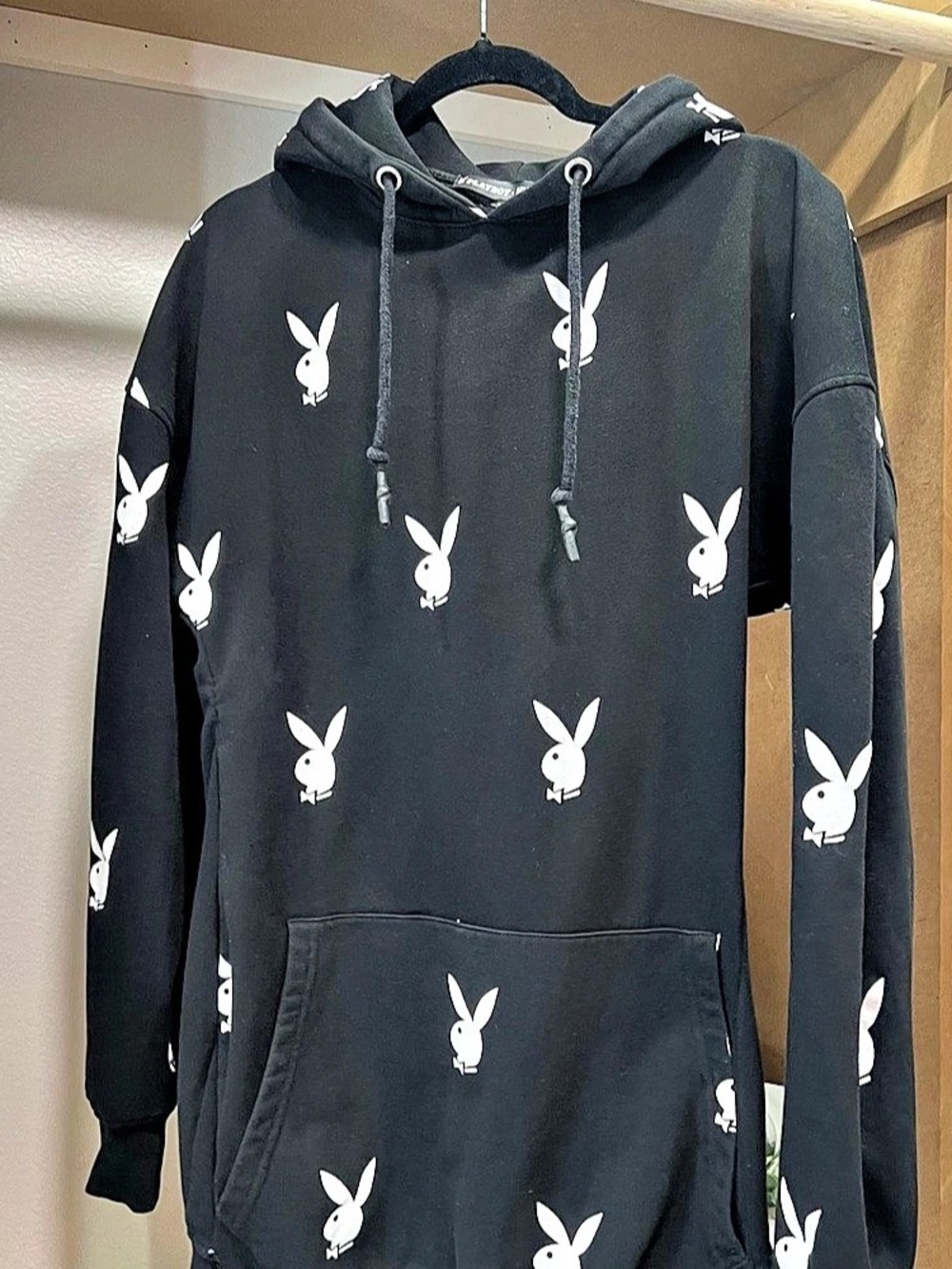 Playboy Missguided hoodie Bunny Graphic Hoodie Size small
